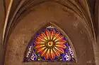 Rosace de l'église Saint-Gorgon.
