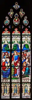 Vitrail : Jésus et les enfants