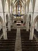 Vue intérieure de l'église