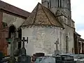 L'abside romane (XIe siècle).