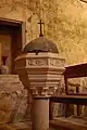 Les fonts baptismaux du  XIXe