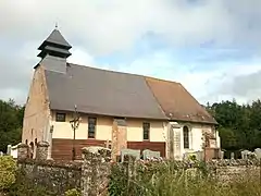 Église de la Nativité-de-la-Vierge du XIIe&nbsp;siècle.