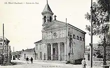 Église Sainte-Croix du Ray à la fin du XIXe&nbsp;siècle...