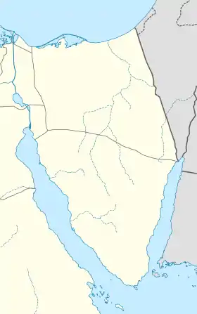 Voir sur la carte relief------ du Sinaï