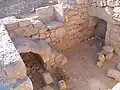 Ruine d'installation humaine à Ein Avdat.