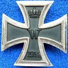 Croix de fer de 1re&nbsp;classe.