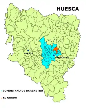 Localisation de El Grado