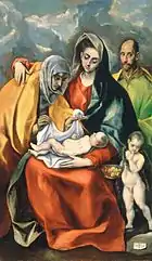 El GrecoLa Sainte familleavec sainte Elisabeth1580-1585