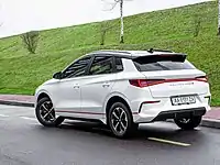 BYD e2 vue arrière