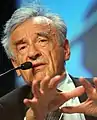 Elie Wiesel (1987), prix Nobel de la paix.