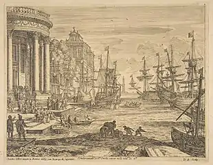 Embarquement de Sainte Ursule