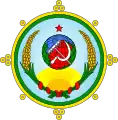 Blason de la République populaire de Tannou-Touva de 1926 à 1930.
