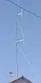 Émetteur de FC Radio à Belley, au nord-ouest de la ville (vue de devant).