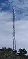 Émetteur DAB+ pour Bourg-en-Bresse (vue de profil).