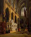Mausolée du roi Louis XII et d'Anne de Bretagne à Saint-Denis (1867).