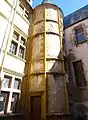 Escalier d'angle.