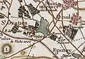 Carte de Cassini vers 1780
