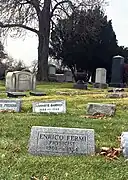 Sépulture d'Enrico Fermi.