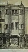La porte dessinée par Maquart,