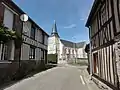 La D29 dans le centre bourg.