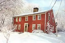 Ephraim Hawley House (en) construite vers 1670-1690 à Nichols (Connecticut).