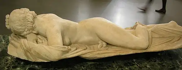 Hermaphrodite endormi verso