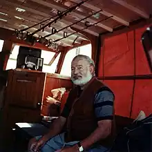  Photo d'Ernest Hemingway.