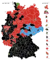 Parti en tête par circonscription.