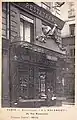 Le restaurant sur une carte postale vers 1920 (?).