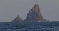 Escháti, près de Santorin, vue de l’ouest