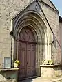 Le portail de l'église Saint-Barthélemy.