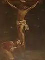 Tableau du Christ sur la croix.