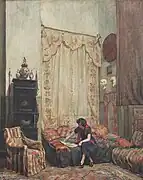 Coin de l'atelier du 115, boulevard Saint-Michel, Paris 5e, 1940.(81 × 65 cm)