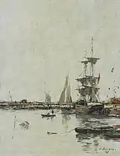La Jetée à Trouville, collection privée