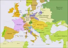 Carte d'Europe
