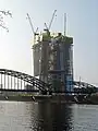 La tour en construction en 2012.