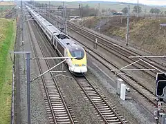 Une rame TGV TMST.