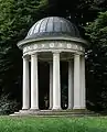 Monopteros du parc du château d'Eutin, dans le Holstein (XIXe siècle).