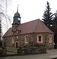 Vue de l'église luthérienne-évangélique, XVe&nbsp;siècle