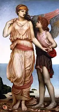 Vénus et Cupidon, vers 1878, Londres, De Morgan Centre (en).