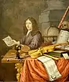 Edwaert Collier. Autoportrait avec vanités, 1684.