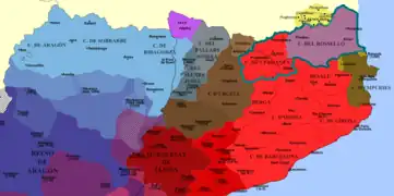 Les comtés des Pyrénées orientales aux XIe et XIIe&nbsp;siècles