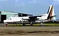 F-27 F-BIUK d'Uni-Air à Coventry en 1984