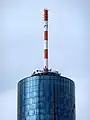 Antenne de la Main Tower à Francfort.