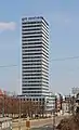 Oderturm, tour de 25 étages datant de la RDA.