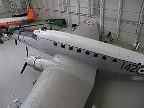 Vue de l'avion.