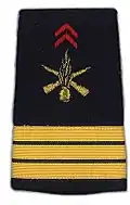 Fourreau d'épaule d'infanterie.