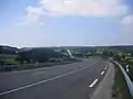 La RN 122 près du Rouget.