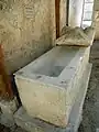 Le sarcophage gallo-romain.