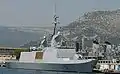 Le Guépratte dans le port de Toulon